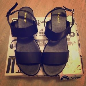 Bamboo Platform Sandals